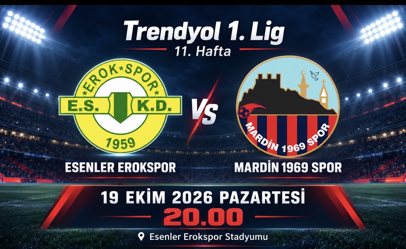 Mardin 1969 Spor, Erokspor deplasmanında üç puan arayacak. Kırmızı-lacivertli ekibin
