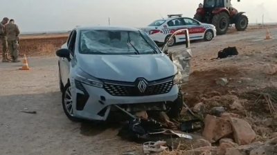 Mardin’in Nusaybin ilçesinde meydana gelen korkunç trafik kazası, bir aileyi
