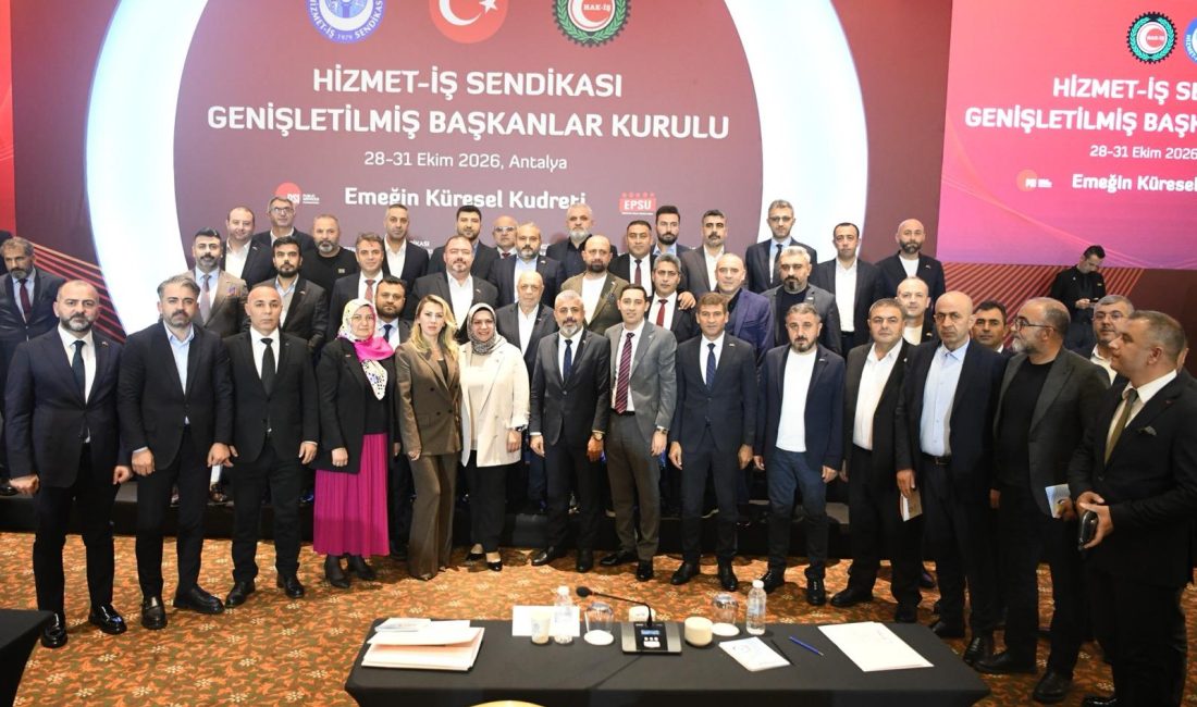 HAK-İŞ Konfederasyonu’nun en büyük emek örgütü olan HİZMET-İŞ Sendikası’nın Genişletilmiş