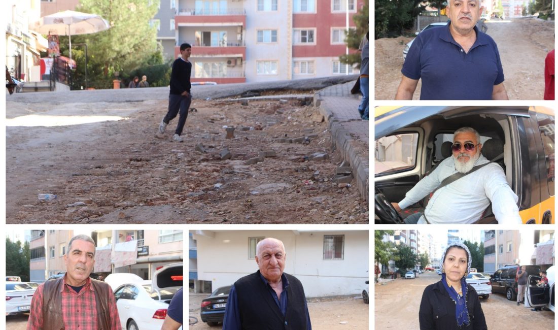 Mardin’in Artuklu ilçesine bağlı Yalım Mahallesi’nde aylardır tamamlanmayı bekleyen yol
