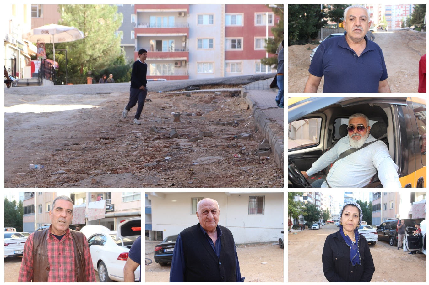 Mardin’in Artuklu ilçesine bağlı Yalım Mahallesi’nde aylardır tamamlanmayı bekleyen yol